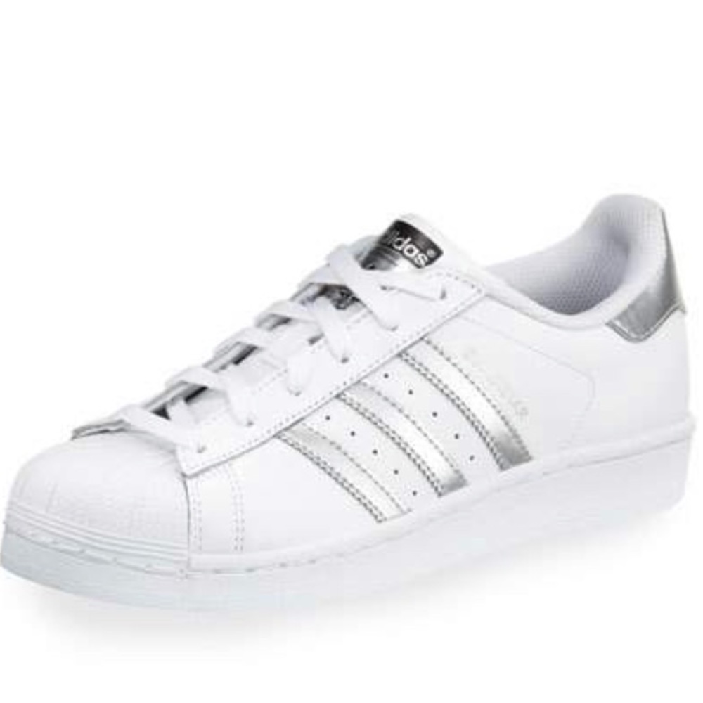 Silver superstar Adidas